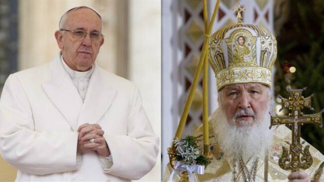 El papa Francisco y el patriarca Kirill conversarán durante dos horas en el aeropuerto José Martí. Foto: