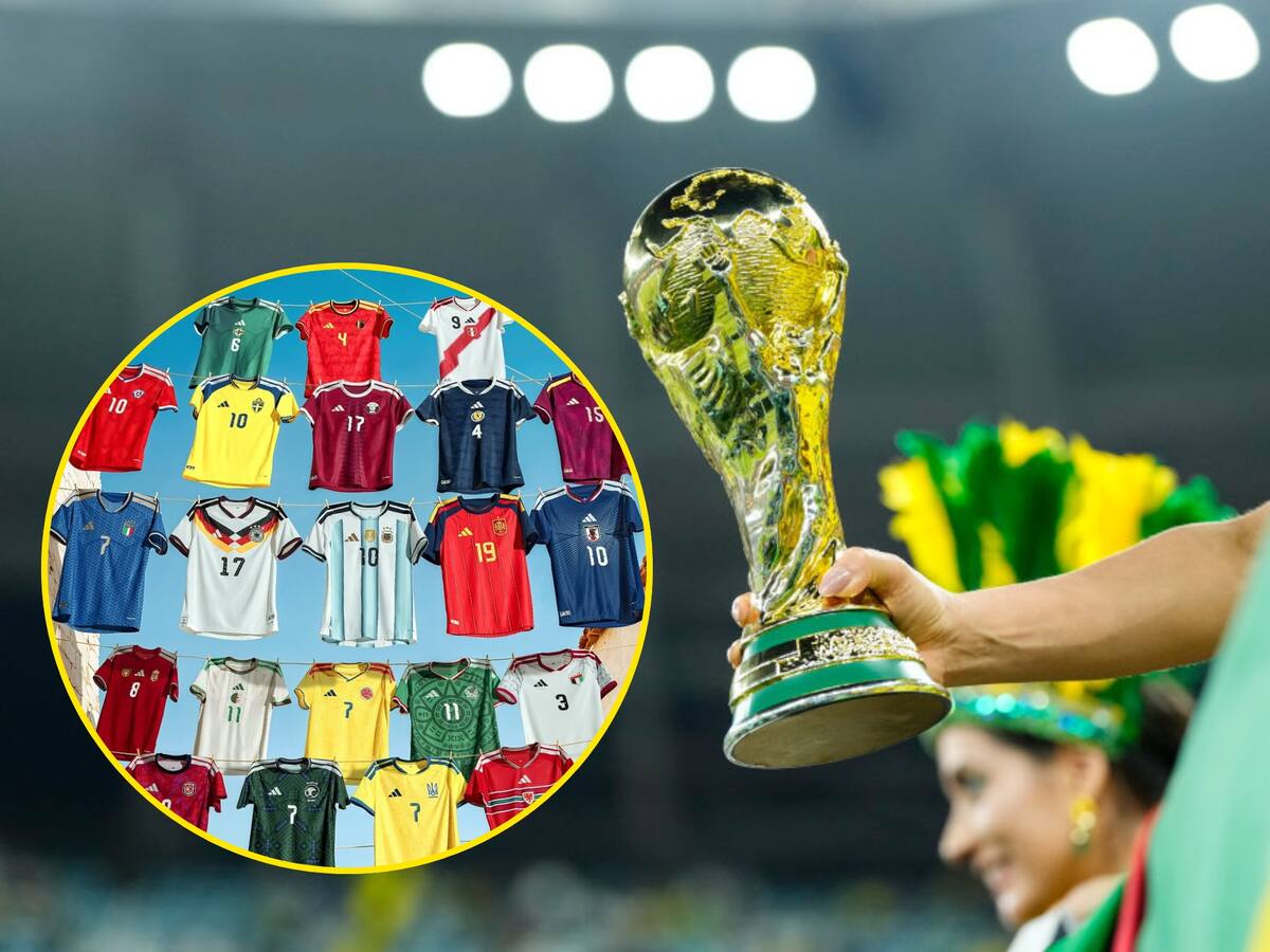 Estas son algunas de las nuevas camisetas de las selecciones de fútbol para el Mundial 2026