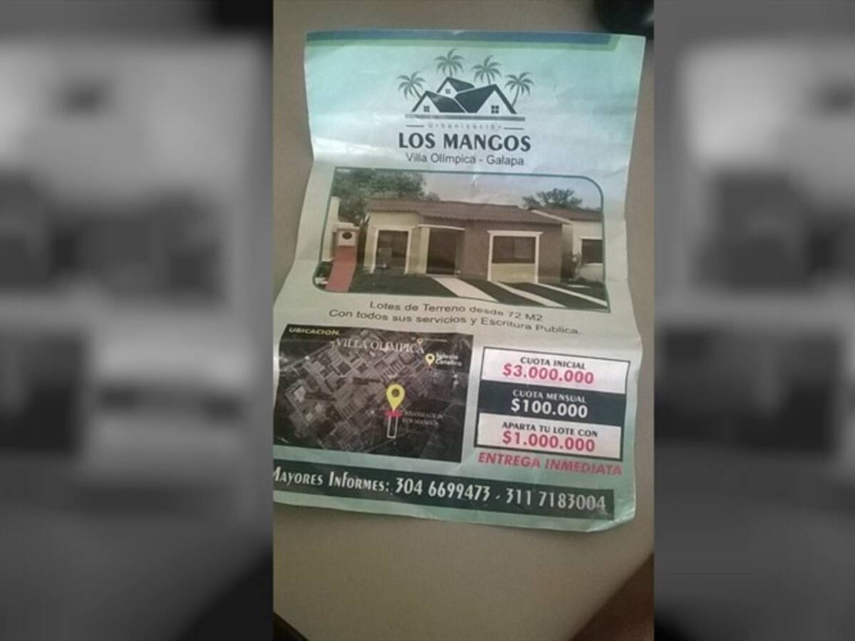 En Galapa, autoridades alertan sobre una presunta urbanización ilegal