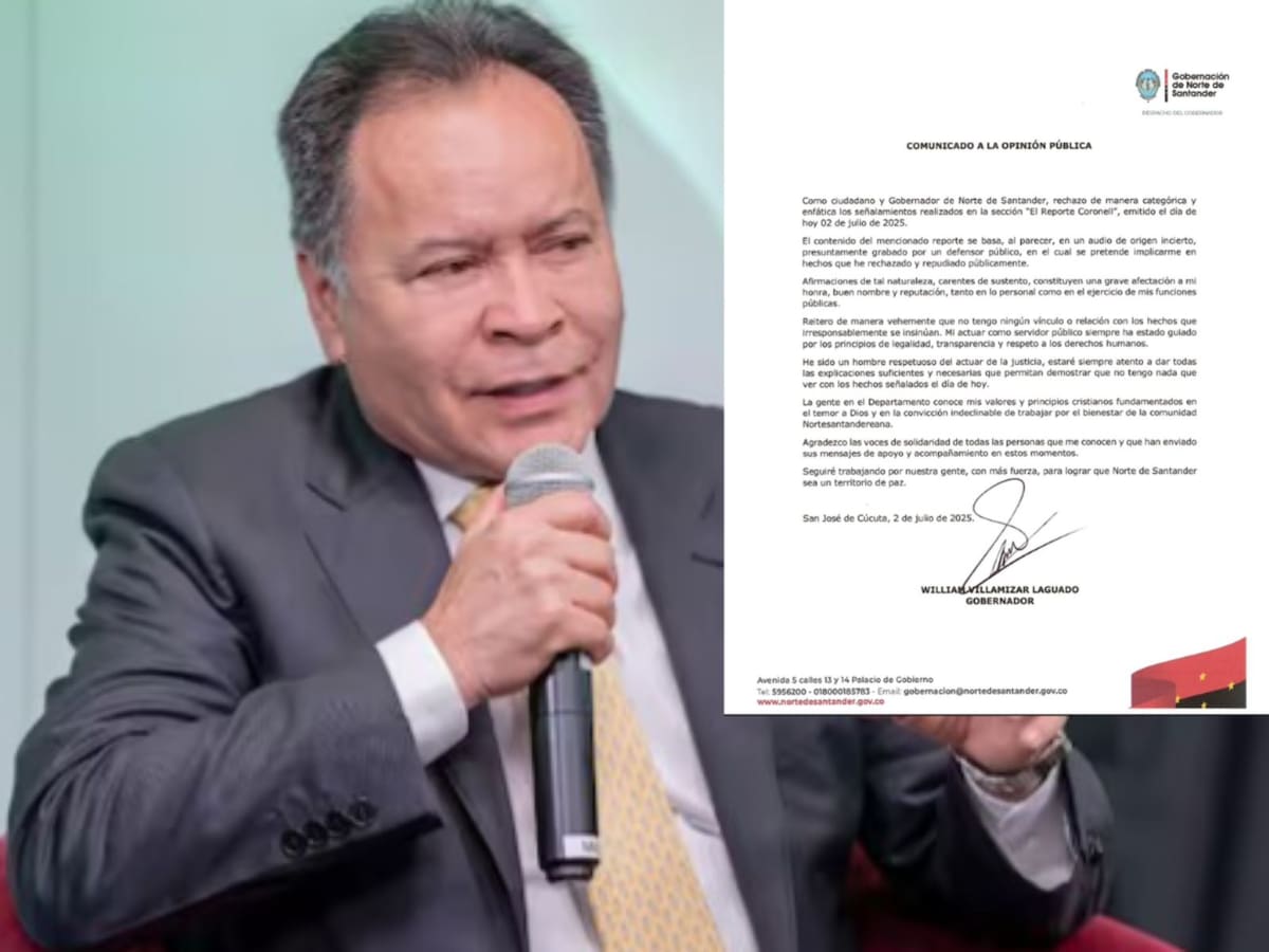 “No tengo ningún vinculo con los hechos”: dice William Villamizar frente al Reporte Coronell