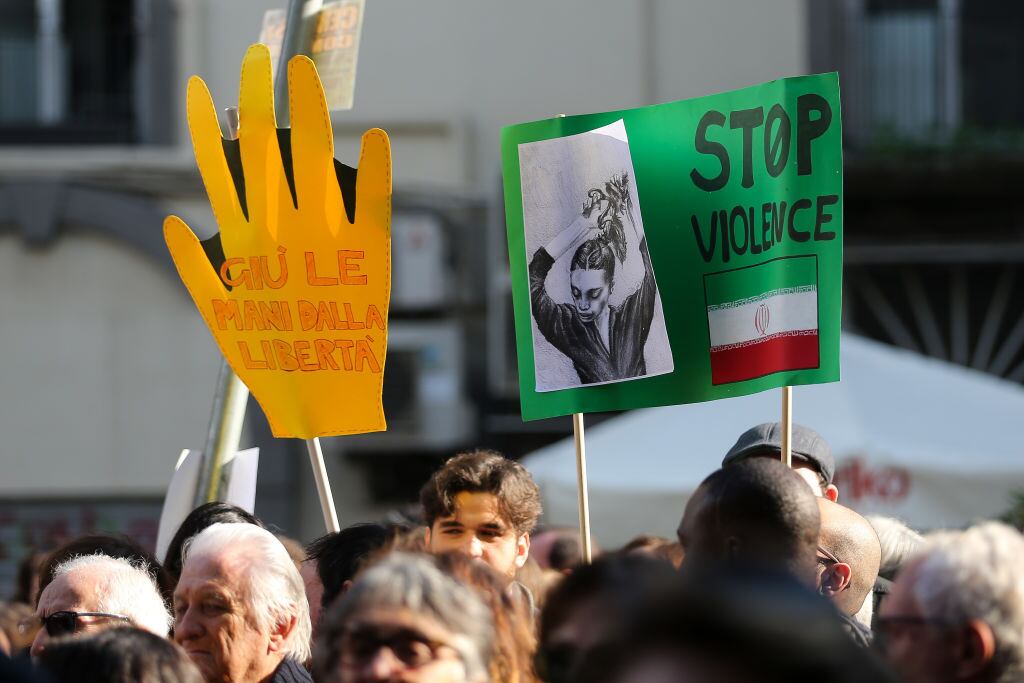 Protestas en Irán. Foto: Getty Images.