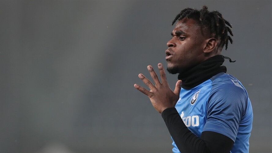 Duván Zapata fue elegido el mejor jugador del Atalanta de octubre. Foto: Getty