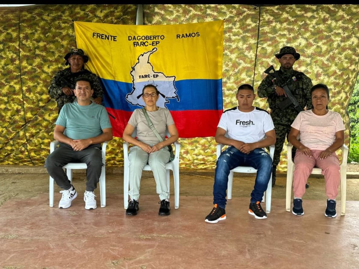 Disidencias de las Farc liberaron a cuatro personas que mantenían secuestradas en el Cauca