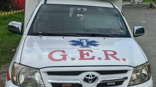 Accidente en la Avenida Santander de Manizales. Crédito: GER Manizales.