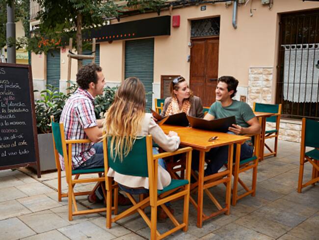 Imagen de referencia de restaurante al aire libre. Foto:Getty