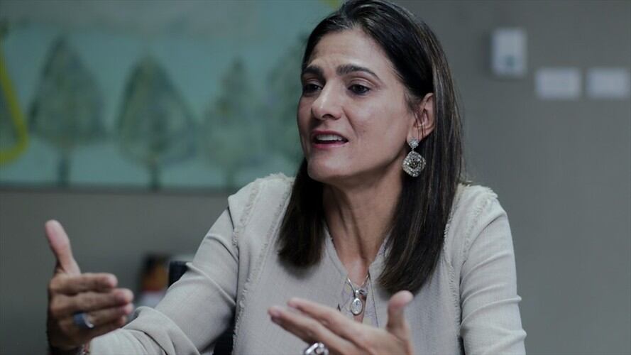 La ministra de Transporte, Ángela María Orozco Foto: Colprensa