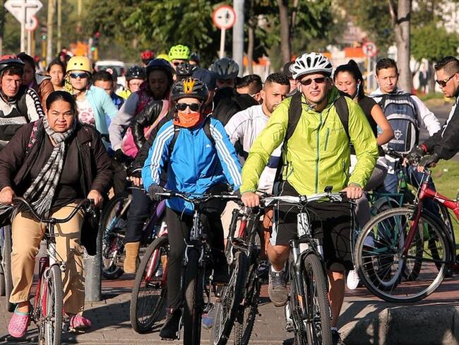 Día sin carro en Bogotá. Foto: Agencia EFE