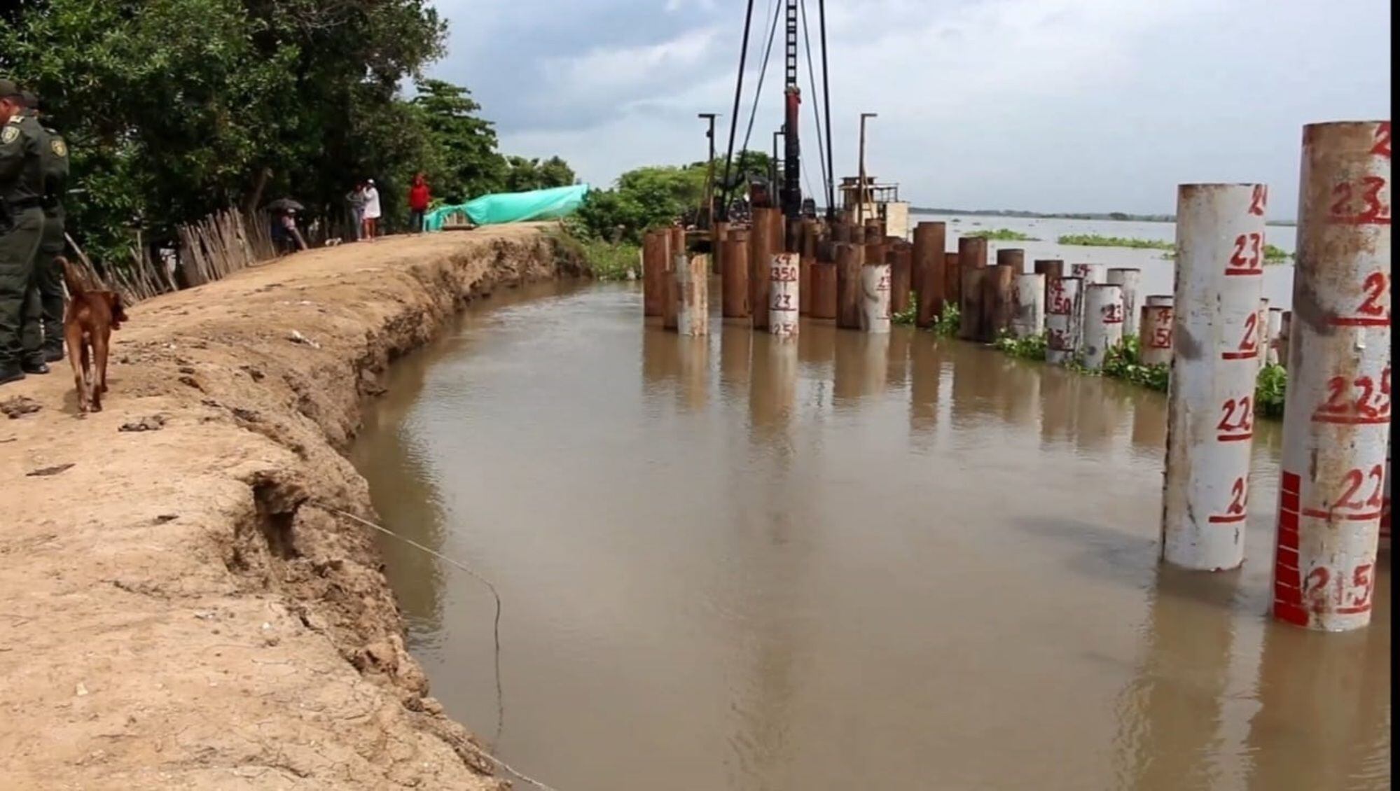 Zona afectada por la erosión/ Foto: Yésica Rodriguez