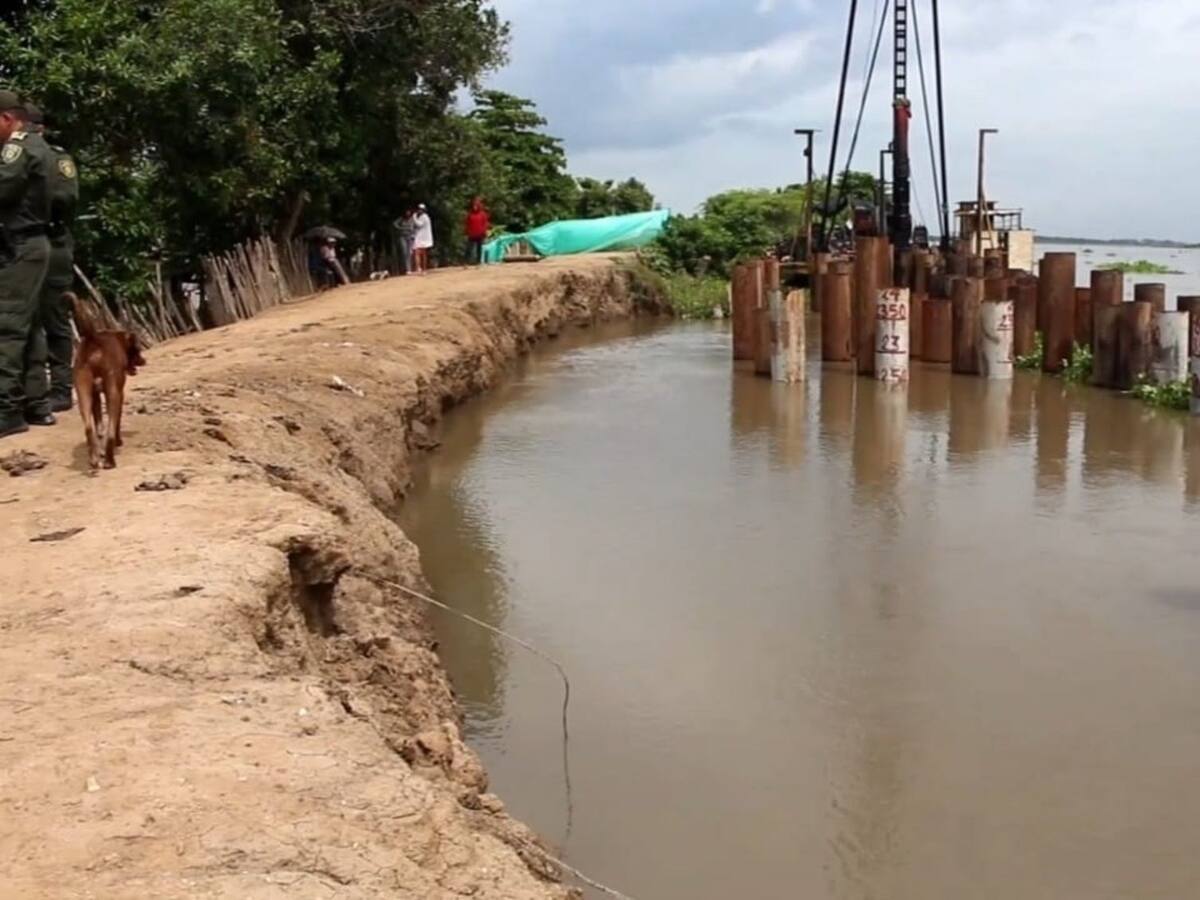 La erosión amenaza con desaparecer al corregimiento Guáimaro en Salamina, Magdalena