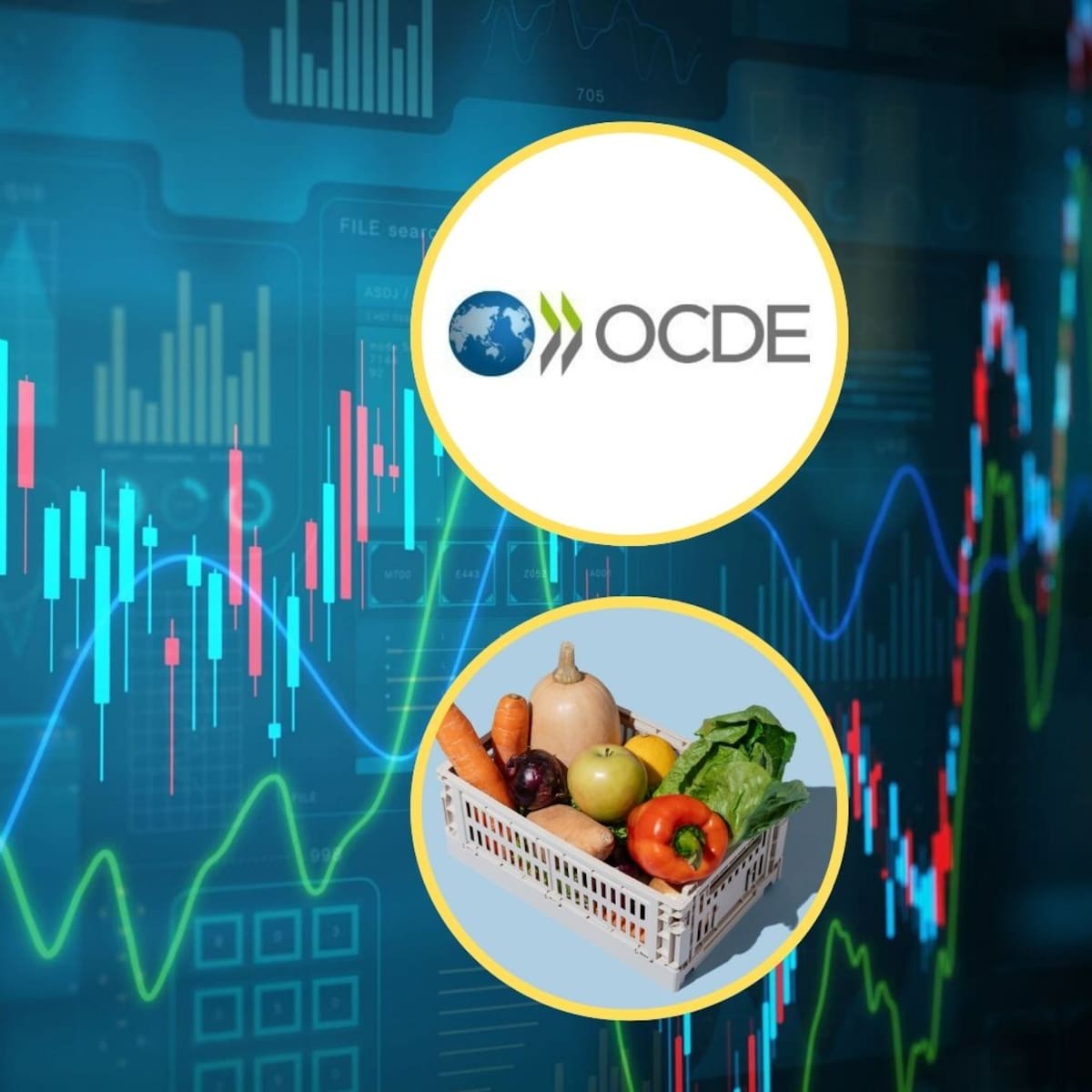 La inflación en la OCDE bajó en noviembre al 3,9% gracias a los alimentos