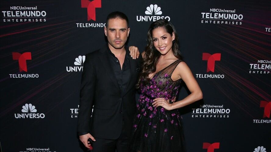 Carmen Villalobos y Sebastián Caicedo. Foto: Getty Images/ Jemal Countess