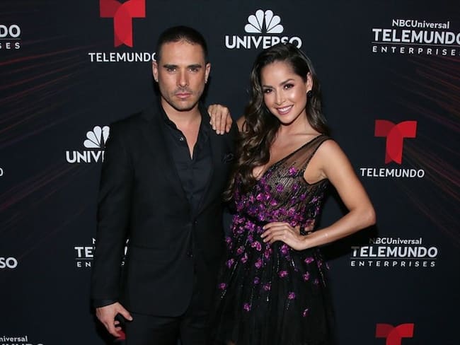 Carmen Villalobos y Sebastián Caicedo. Foto: Getty Images/ Jemal Countess