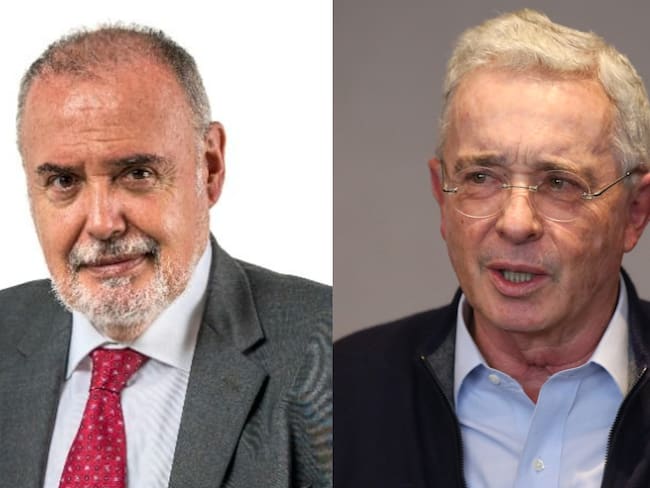 Gilberto Tobón y Álvaro Uribe. Fotos: Colprensa
