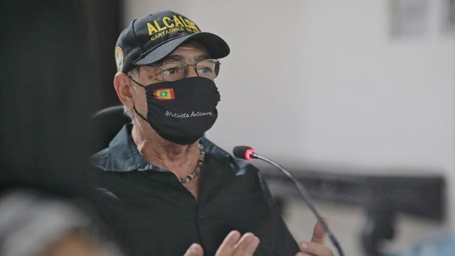 Foto: William Dau, alcalde de Cartagena. Foto: