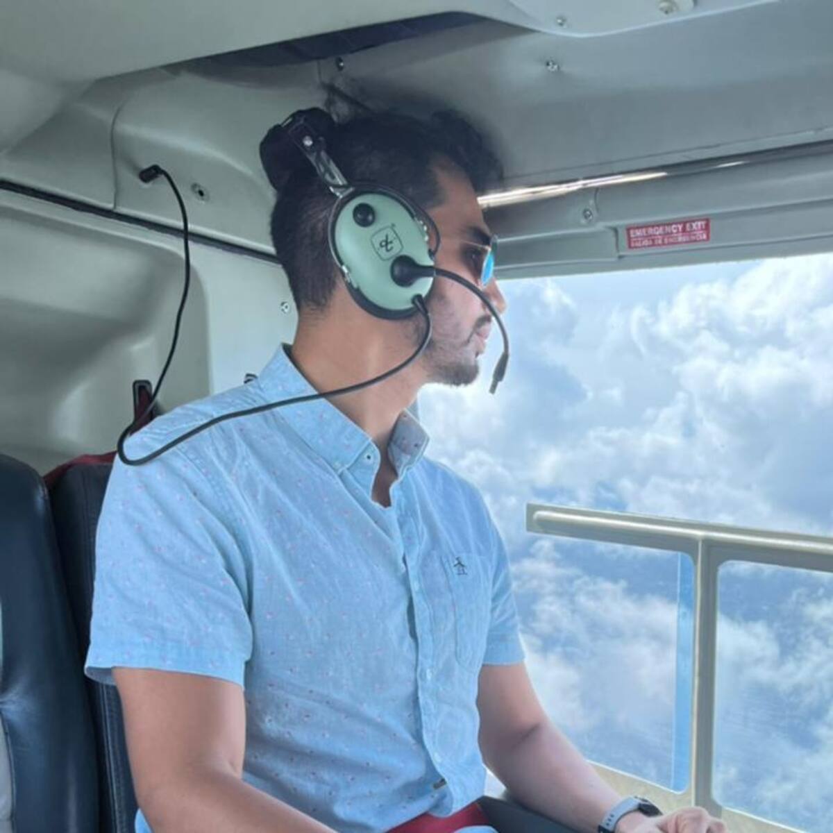 Secretario de Movilidad de Santa Marta verificó puntos de mayor congestión en helicóptero