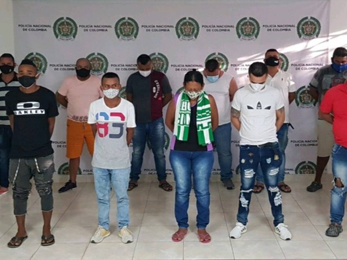 Capturan a 18 presuntos extorsionistas del Clan del Golfo en Córdoba