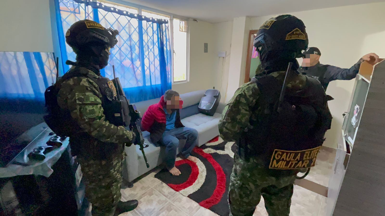 Captura de alias ‘Yohan’. Foto: Fuerzas Militares