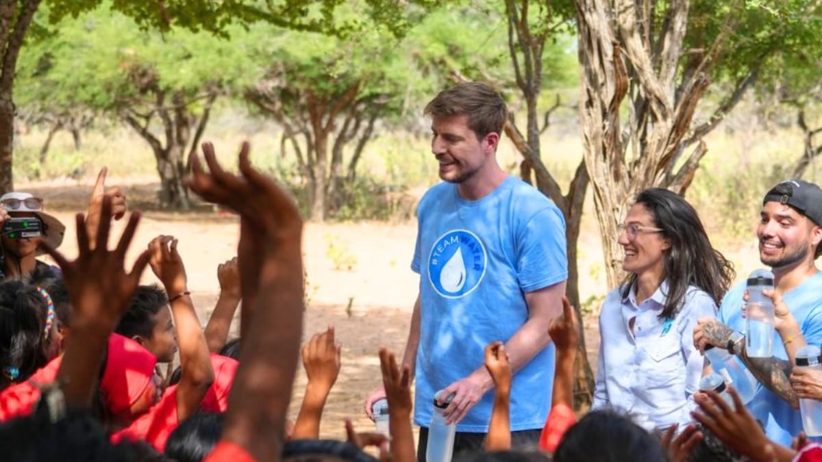 Influencer Mr. Beast llevó agua potable a La Guajira: así fue su inversión en Colombia