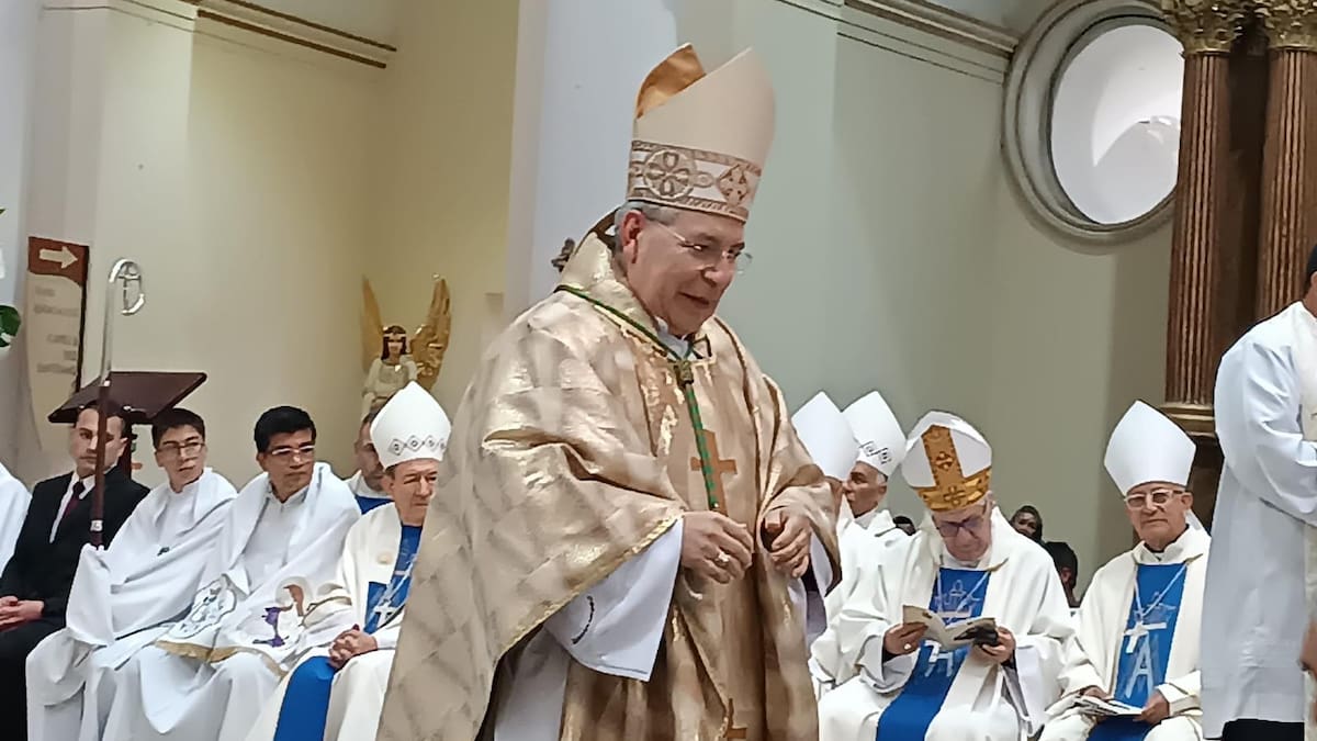 Chiquinquirá recibió a su nuevo obispo, Ramón Alberto Rolón