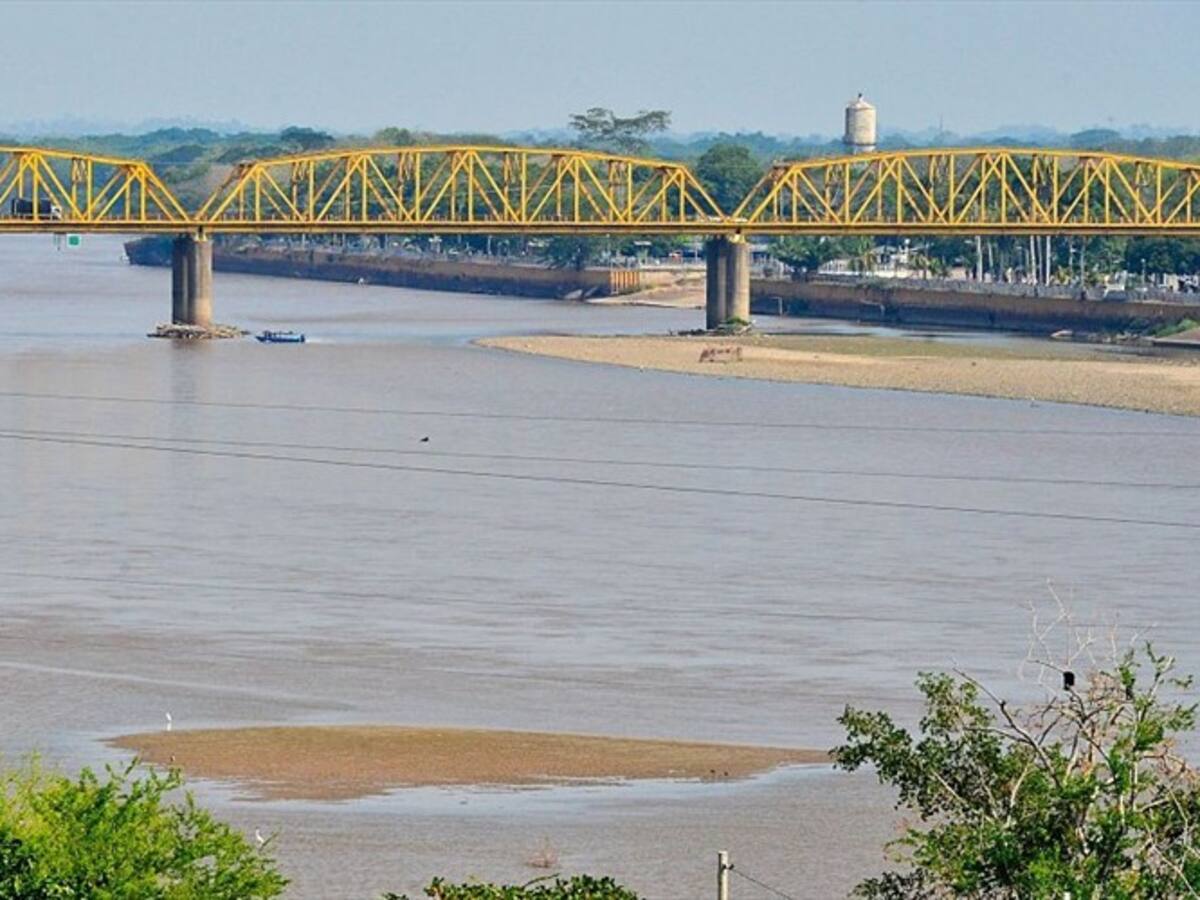 Temporada de bajas lluvias podría afectar navegabilidad en el río Magdalena