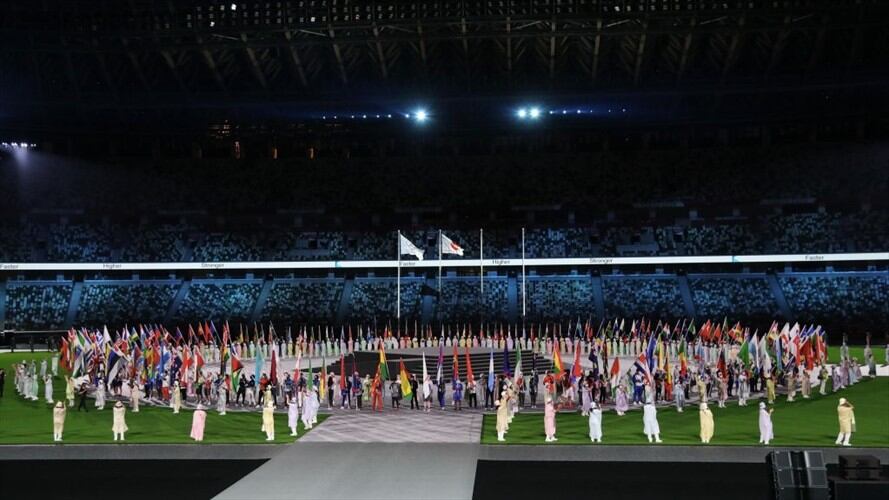 Ceremonia de clausura de los Juegos Olímpicos Tokio 2020. Foto: Getty Images
