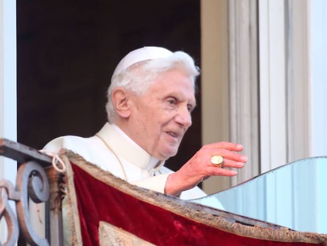 El papa emérito Benedicto XVI. Foto: Getty