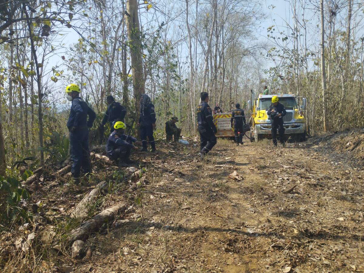 Logran controlar incendio forestal en San Onofre, Sucre, después de 4 días