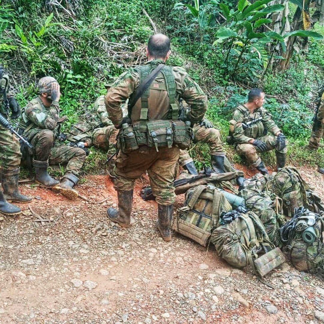 Los soldados no portaban ninguna insignia ni identificación. Crédito: Personería Corinto. 