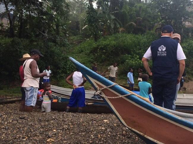 Los ciudadanos fueron amenazados por dicho grupo armado, al mando de alias Ricardo, por lo que salieron de sus viviendas. Foto: Archivo Colprensa