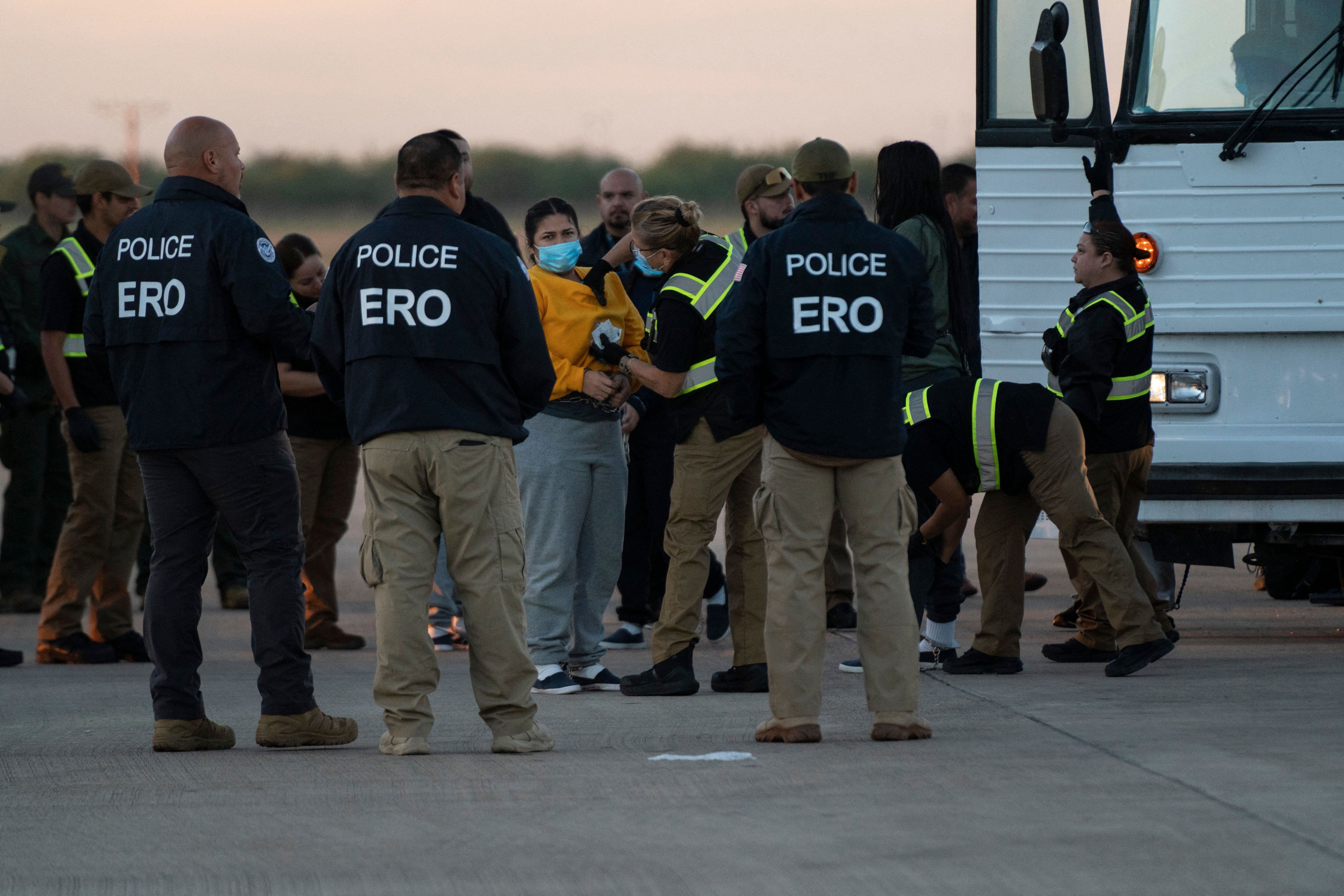 Venezolanos deportados. FOTO: VERONICA G. CARDENAS/AFP via Getty Images.