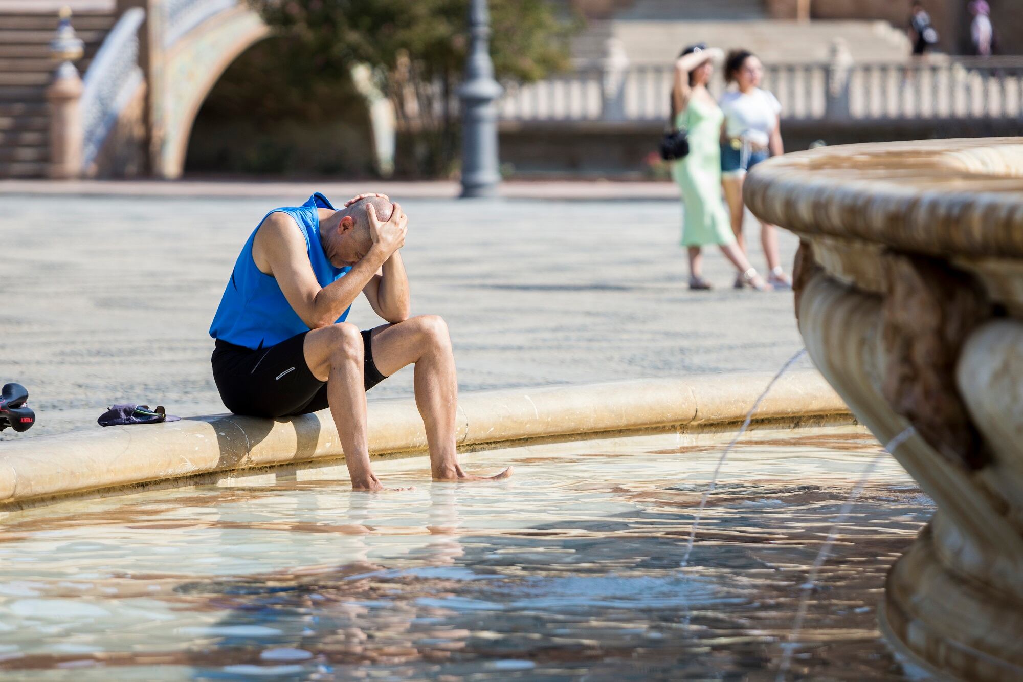 Ola de calor en España. (Photo by Daniel Gonzalez Acuna/picture alliance via Getty Images)