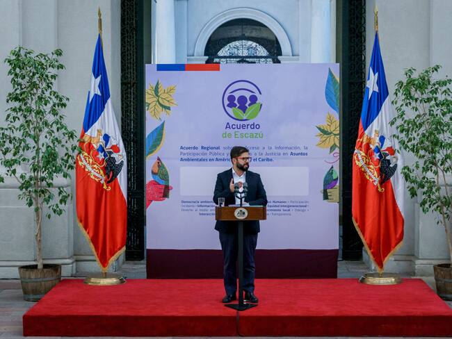 Gabriel Boric, presidente de Chile. (Photo by Sebastián Vivallo Oñate/Agencia Makro/Getty Images)