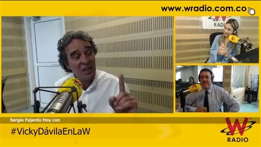 Sergio Fajardo. Foto: W Radio