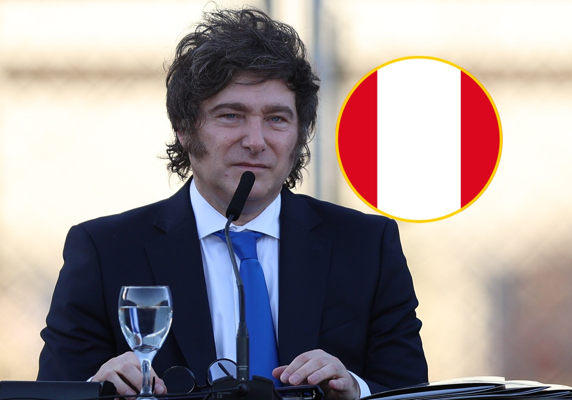 Javier Milei canceló su participación en el principal foro de empresarios de Perú. Foto: Getty Images.