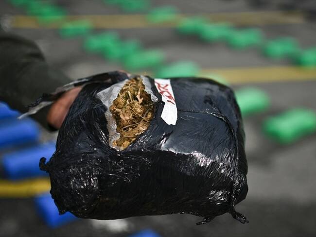 La marihuana, avaluada en 2.5 millones de dólares, fue producida por 'Los Pelusos' para miembros de la banda criminal brasileña 'La Familia del Norte'. Foto: Getty Images
