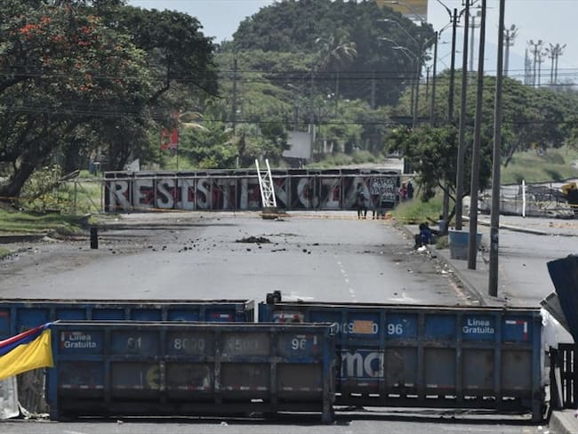 Gremios reportan preocupantes pérdidas económicas por los bloqueos. Foto: Getty Images / GABRIEL APONTE