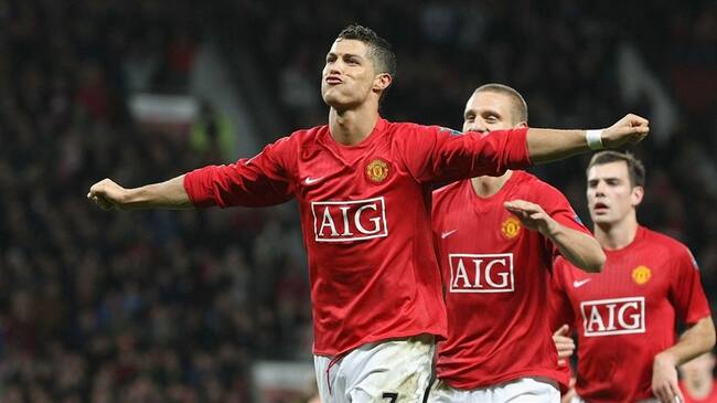 Cristiano Ronaldo en su primera etapa con el Manchester United. Foto: Matthew Peters/Manchester United via Getty Images