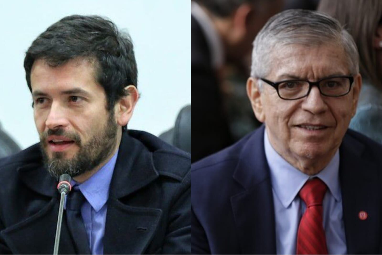 Juan Carlos Losada y César Gaviria. Fotos: Colprensa