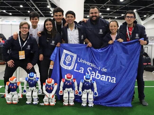 Colombia, subcampeón en la categoría Challenge Shield del mundial de fútbol de robots. Foto: Universidad de La Sabana