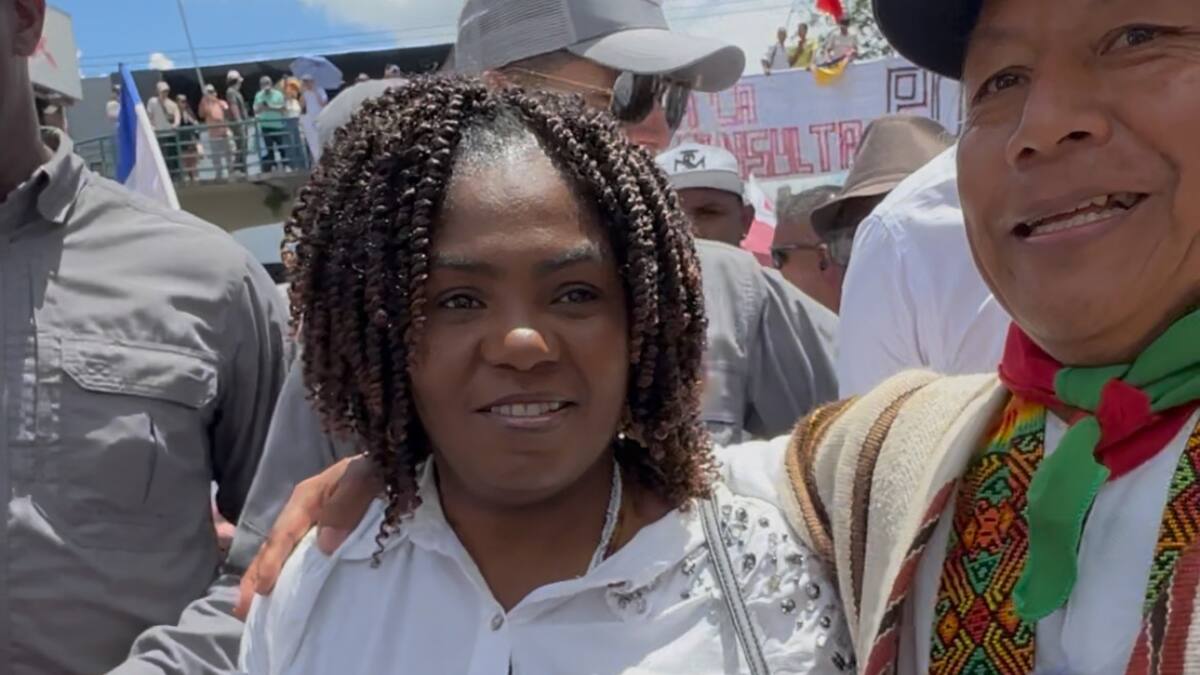 Vicepresidenta Francia Márquez se hizo presente en movilizaciones del Día del Trabajo en Cali