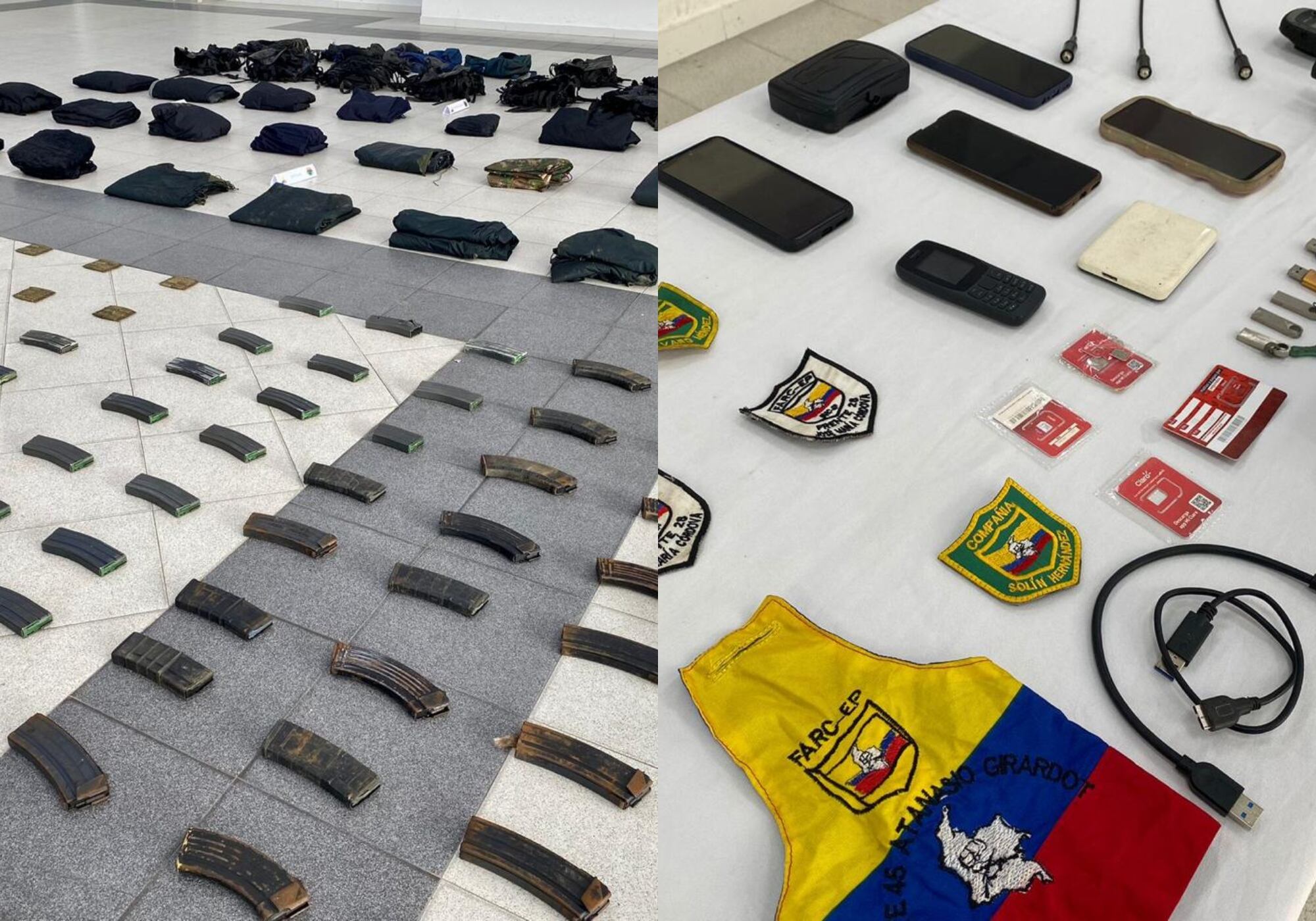 Incautación del las Fuerzas Militares en Casanare. Foto: Fuerzas Militares