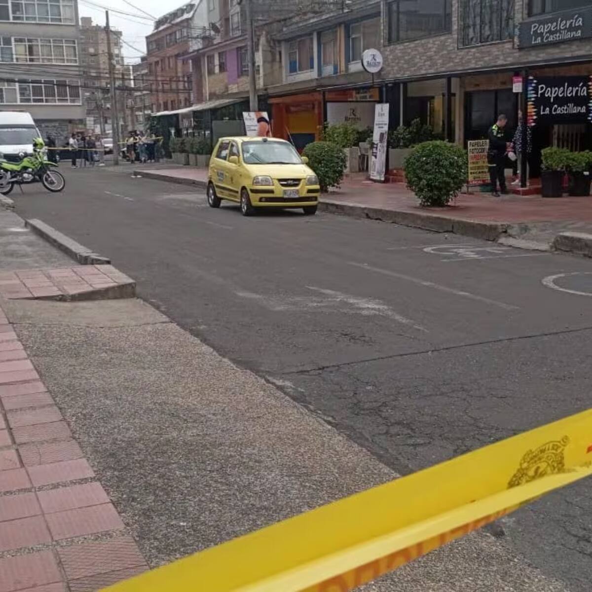 Intento de robo terminó en balacera en Galerías, Bogotá