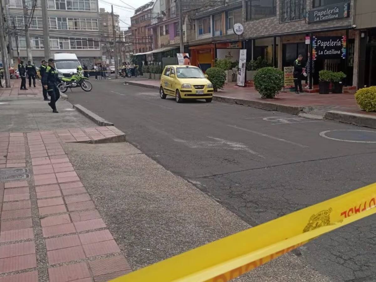 Intento de robo terminó en balacera en Galerías, Bogotá