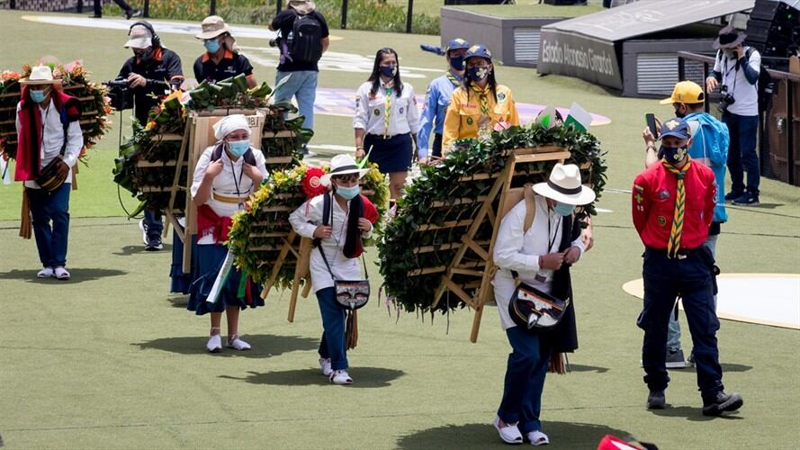 Desfile de silleteros . Foto: Cortesía: Alcaldía de Medellín