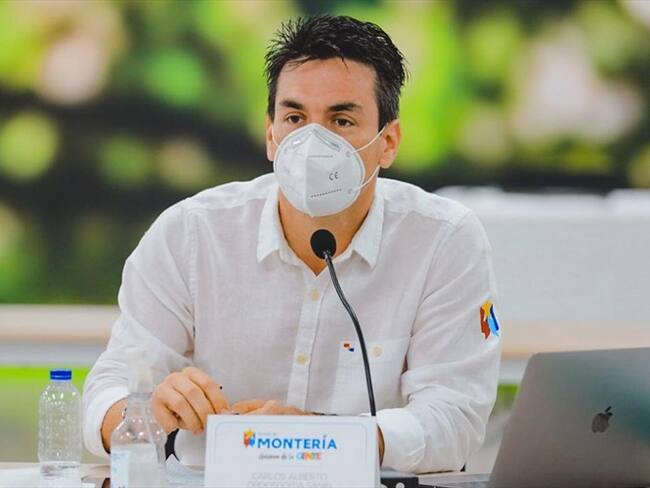 Alcalde de Montería pide a las personas que salen de la ciudad que se aíslen una vez retornen.Foto: alcaldía Montería.