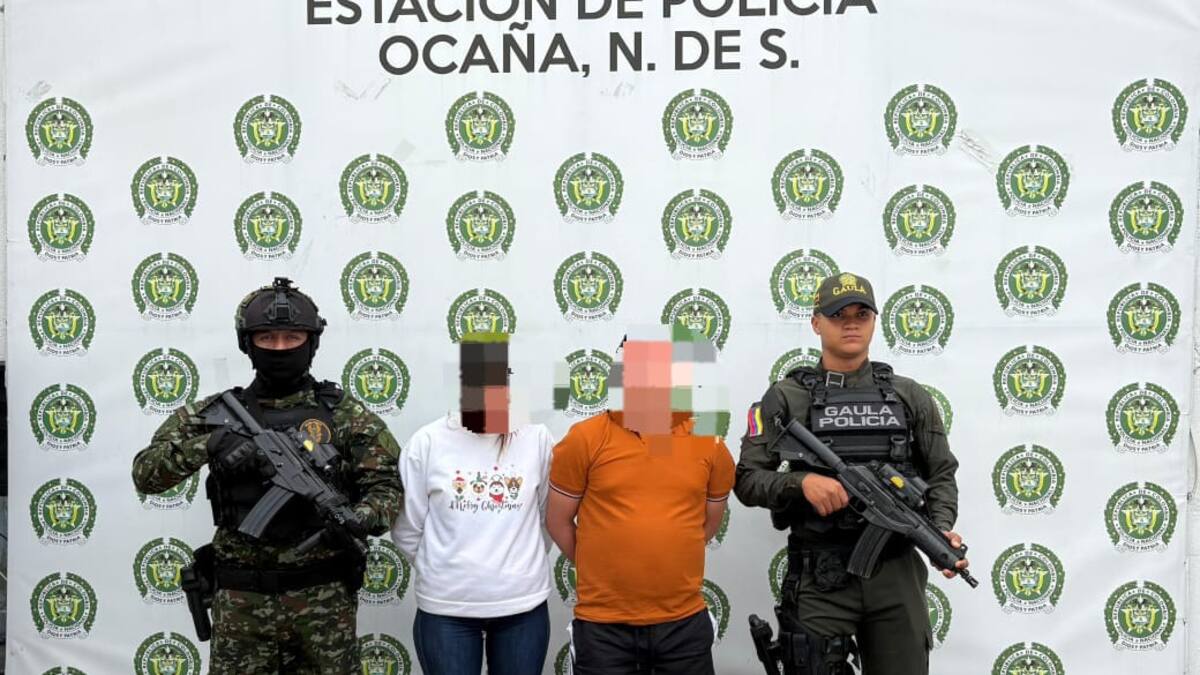 Capturan en Ocaña a extorsionistas de “Los Pelusos”