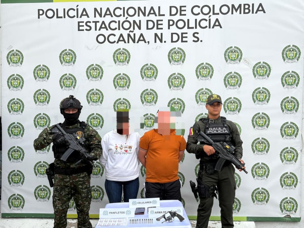 Capturan en Ocaña a extorsionistas de “Los Pelusos”