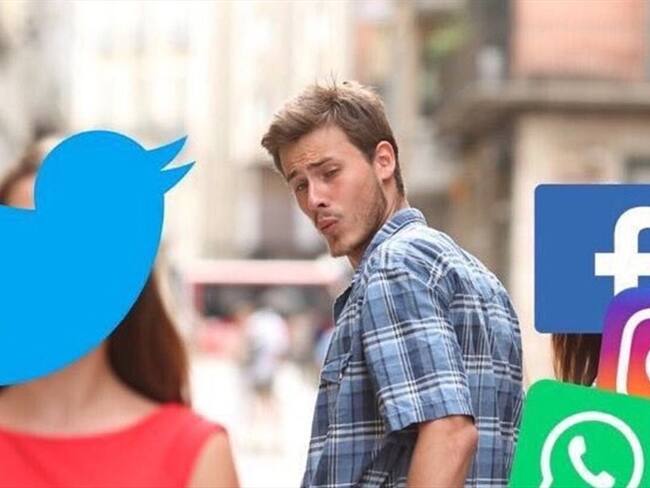 Uno de los memes hechos tras la caída de las redes sociales. Foto: Twitter @hectorghs