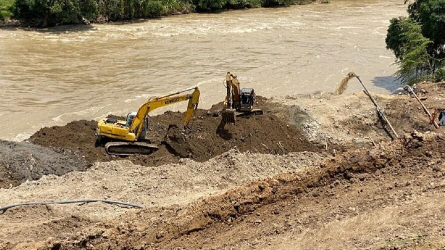 Lugar de la emergencia en la vereda El Bosque del municipio de Neira, en Caldas. Foto: Mario Escobar Valencia.