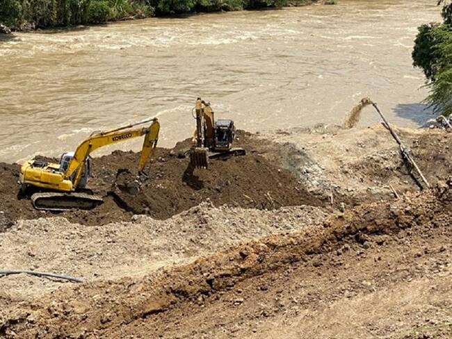 Lugar de la emergencia en la vereda El Bosque del municipio de Neira, en Caldas. Foto: Mario Escobar Valencia.